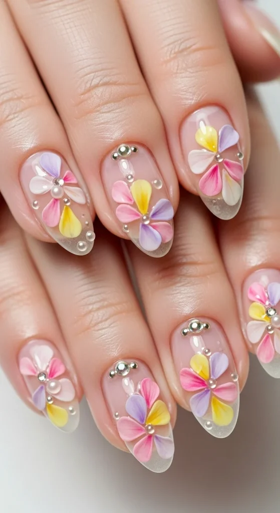 Botanical Petal Art for Delicate Spring Expression