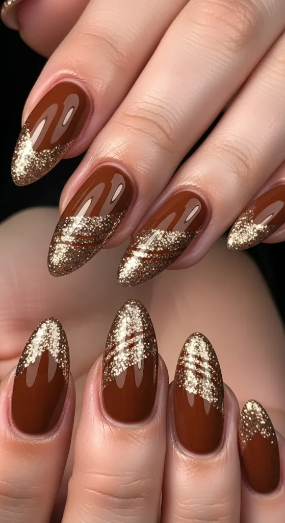 Bronze Glitter Accents