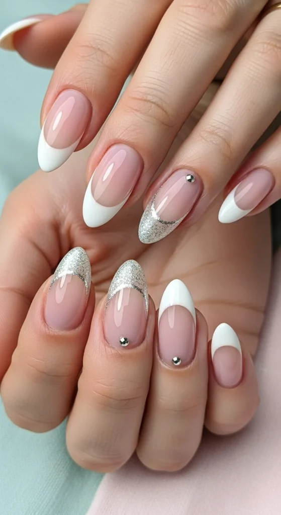 Classic French Tips with a Twist