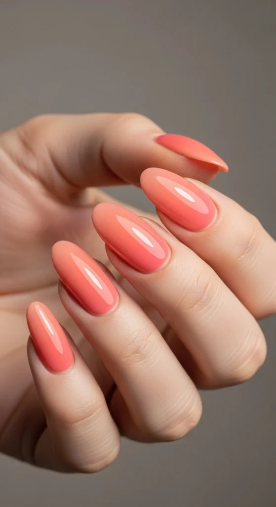 Classic Peach Coral Gloss for Everyday Elegance