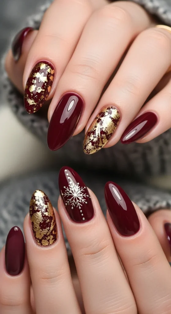 Deep Burgundy Elegance