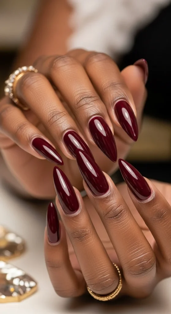 Deep Burgundy Elegance