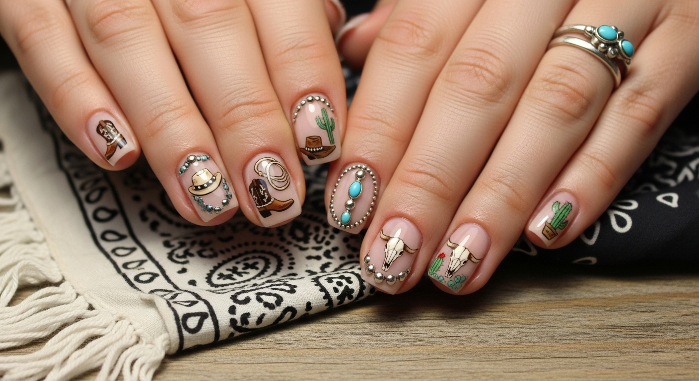 Easy Western Nail Ideas