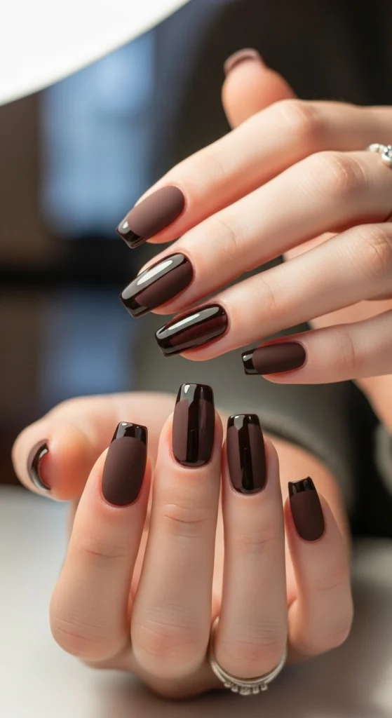 Espresso Brown with Matte & Gloss Combo