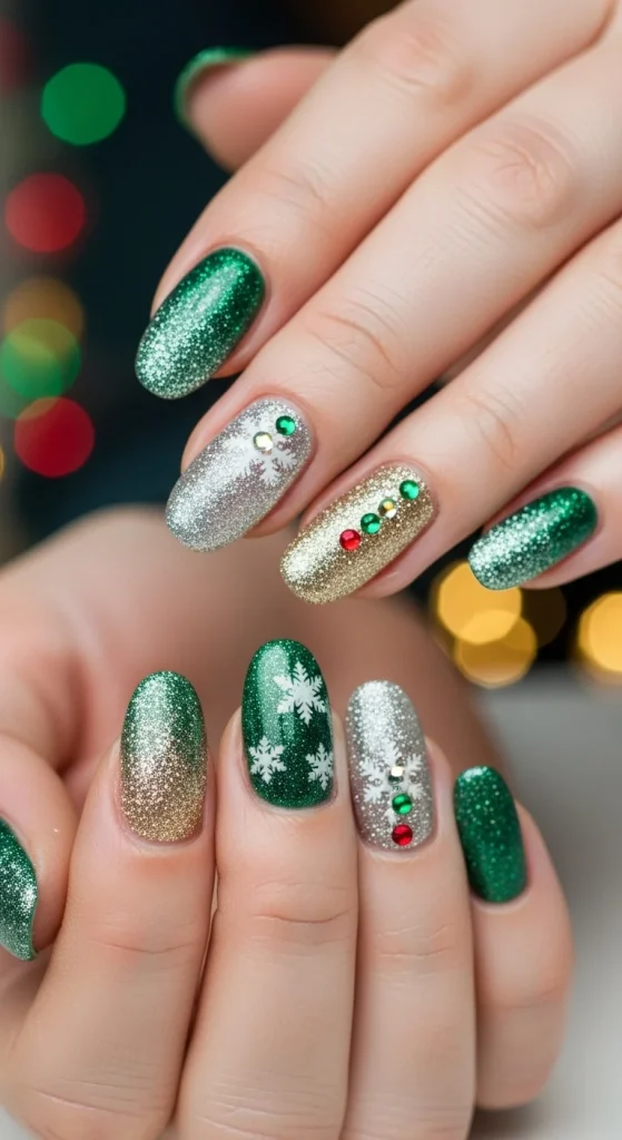 Festive Glitter Ombre