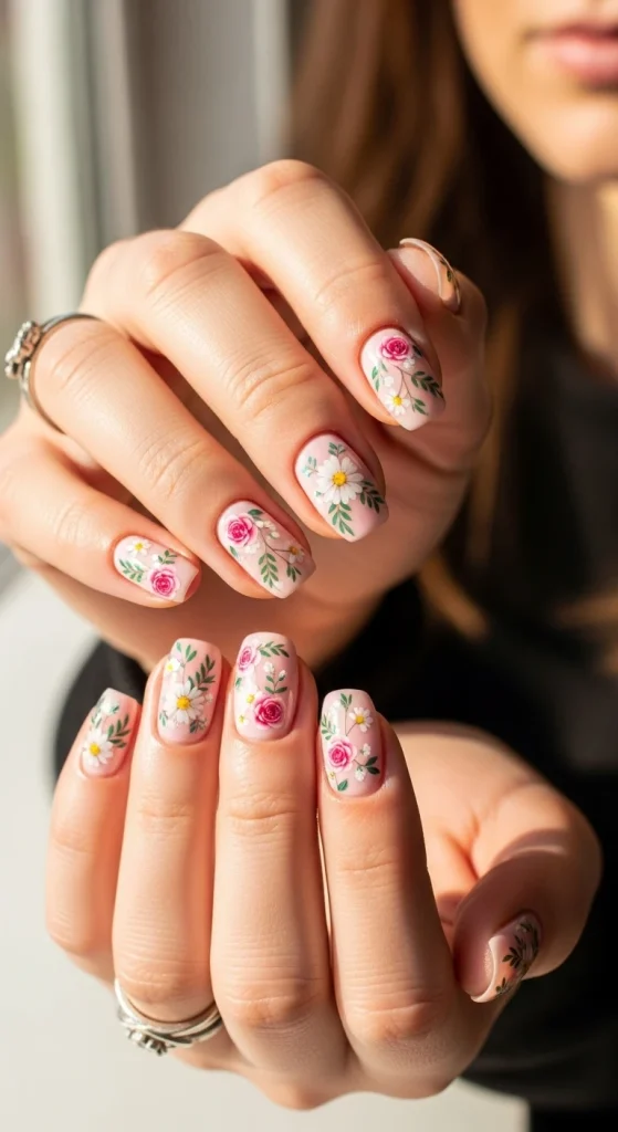 Floral Stickers for a Quick Feminine Touch