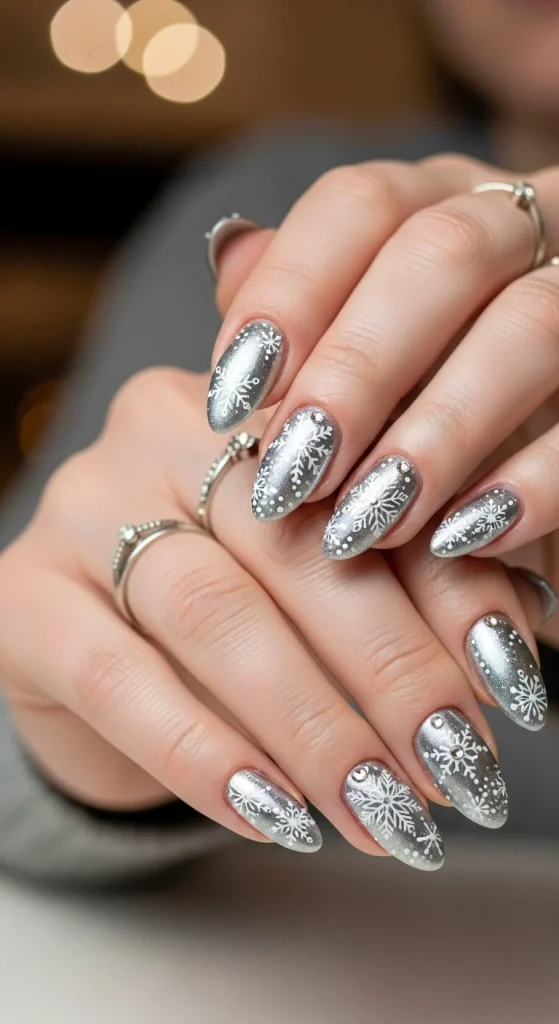 Frosted Silver Glam