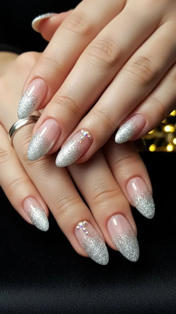 Frosted Silver Tips for a Fresh Holiday Spark