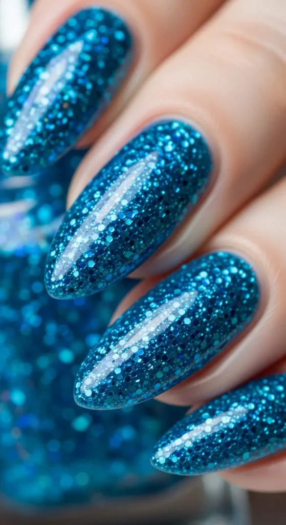 Glitter Blue for Sparkling Glam