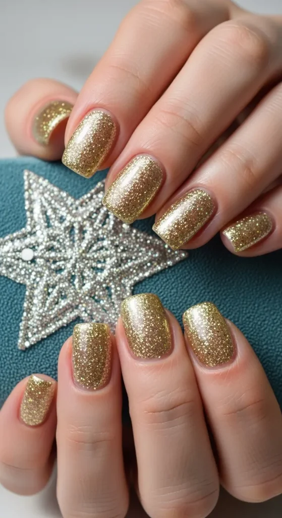 Glittery Gold Accents