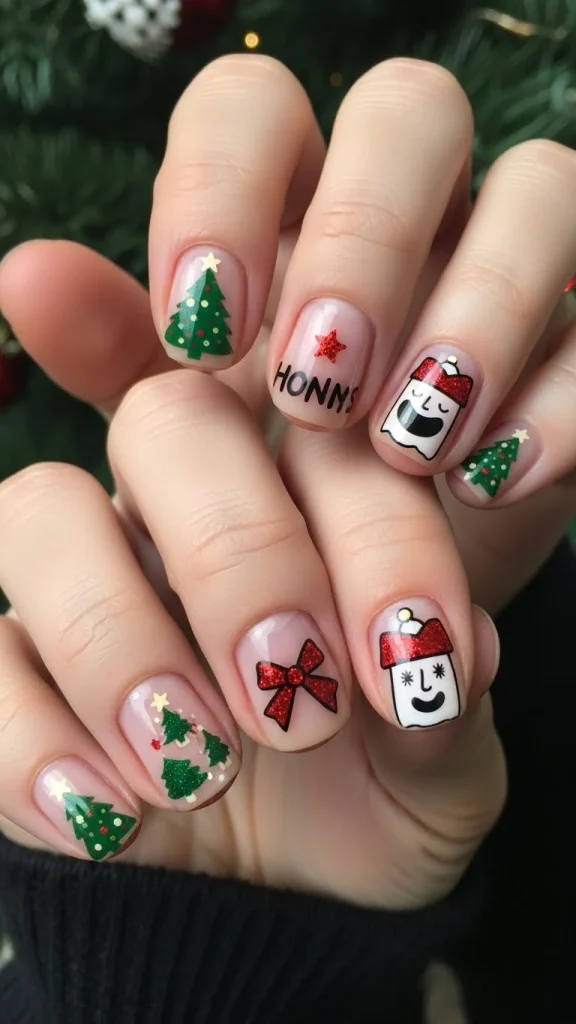Holiday Icon Nails