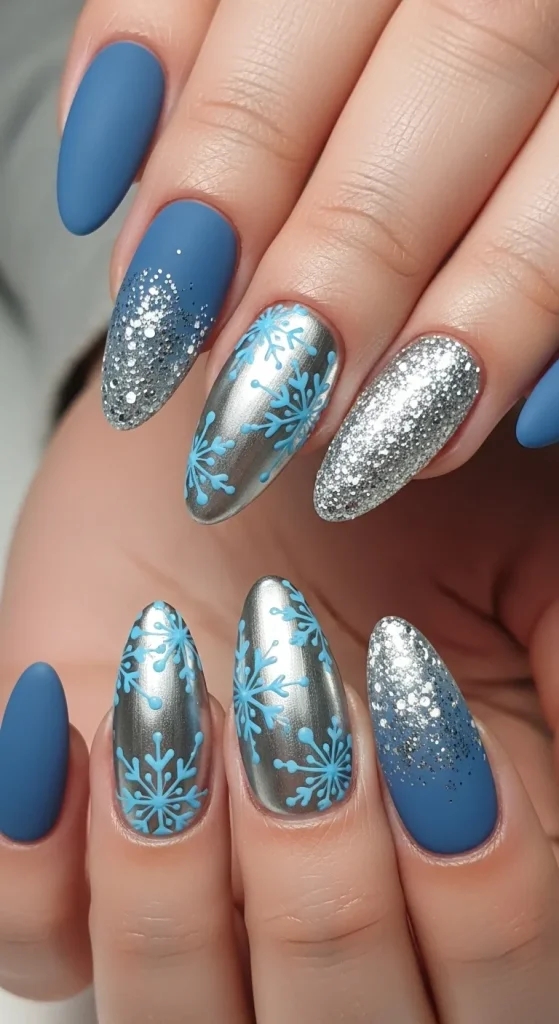 Icy Blue and Silver Shades for Modern Winter Style