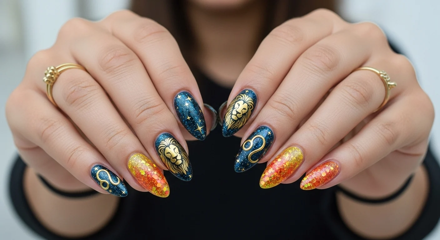 Leo Nail Ideas