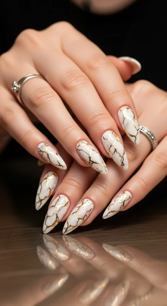 Luxe Marble with Gold Veins