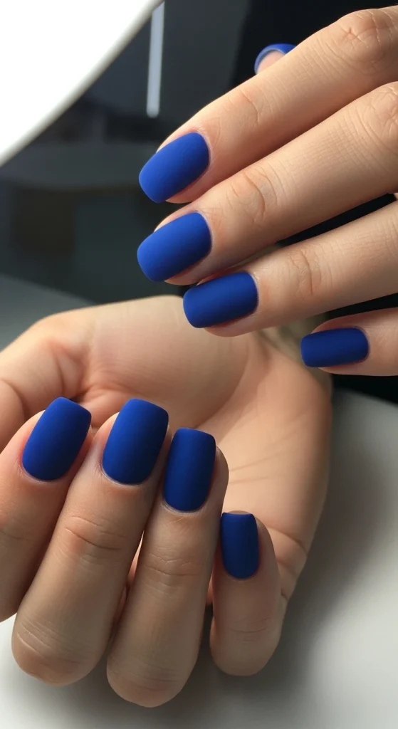 Matte Blue for Modern Sophistication