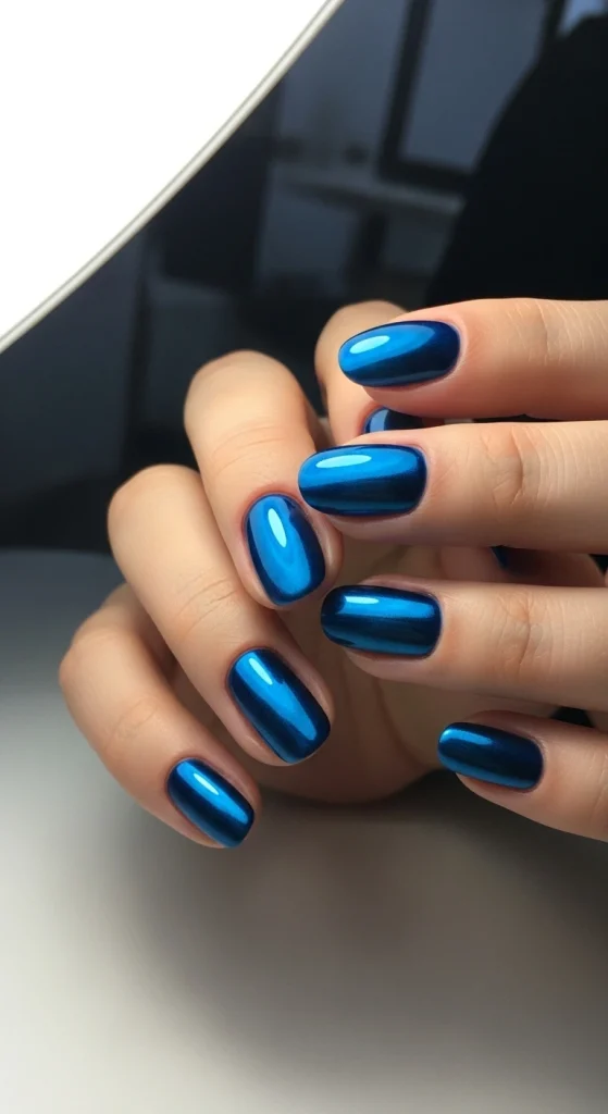 Metallic Blue for Bold Statements