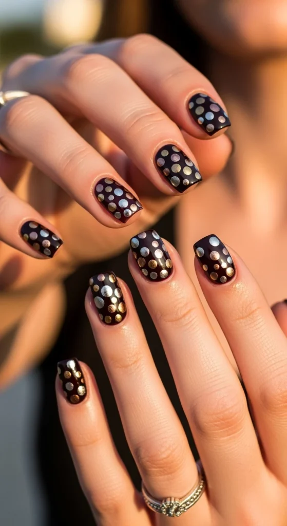 Metallic Dot Glamour