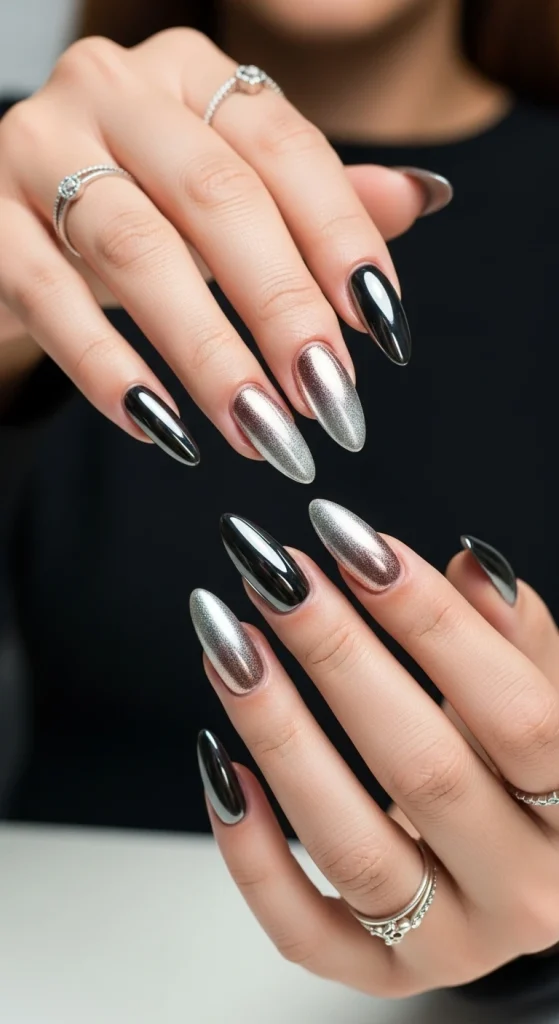 Metallic Ombre for Extra Glam