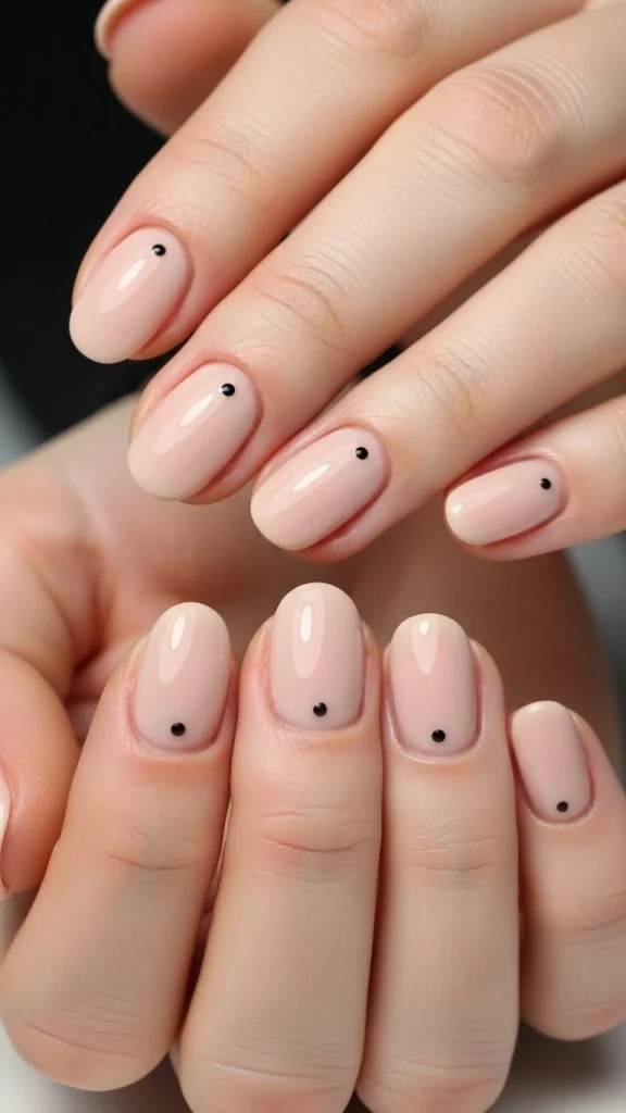 Micro Dot Nails for Subtle, Everyday Minimalism
