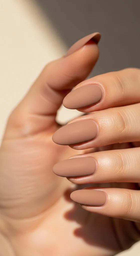 Milky Latte Brown for a Soft Neutral Finish