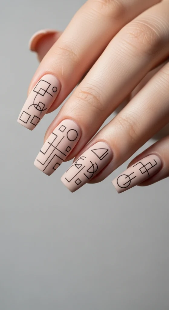 Minimalist Lines and Geometric Shapes