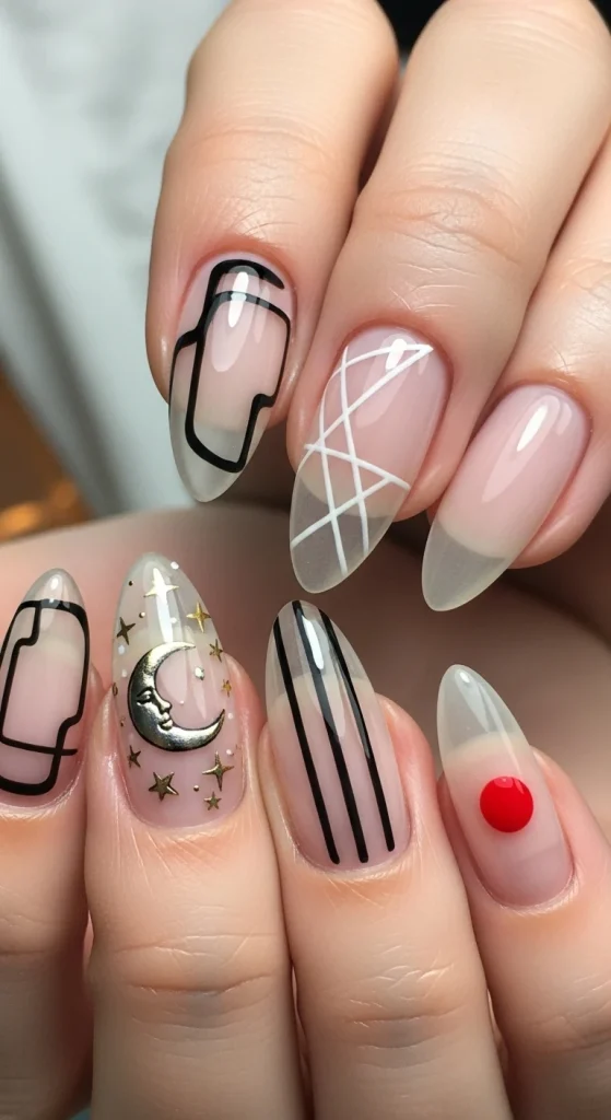 Negative Space Manicures