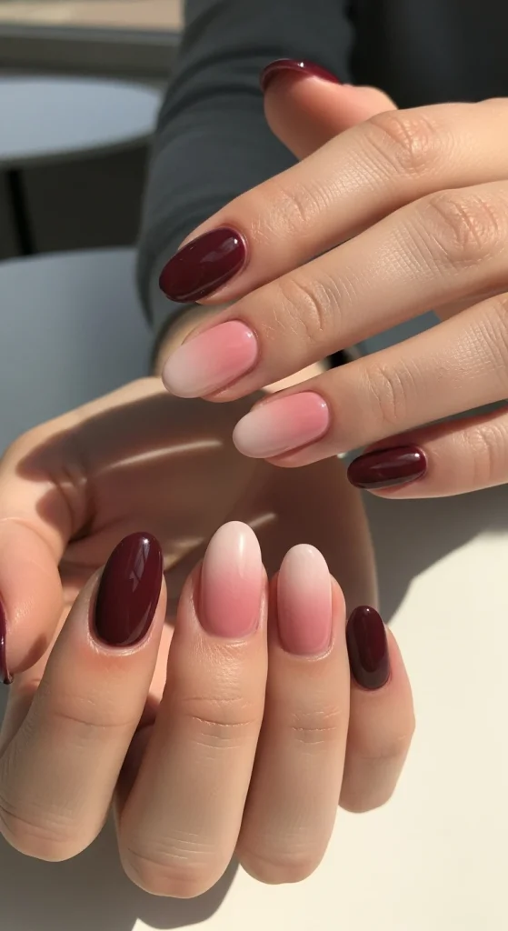 Ombre Nails for a Smooth Color Transition
