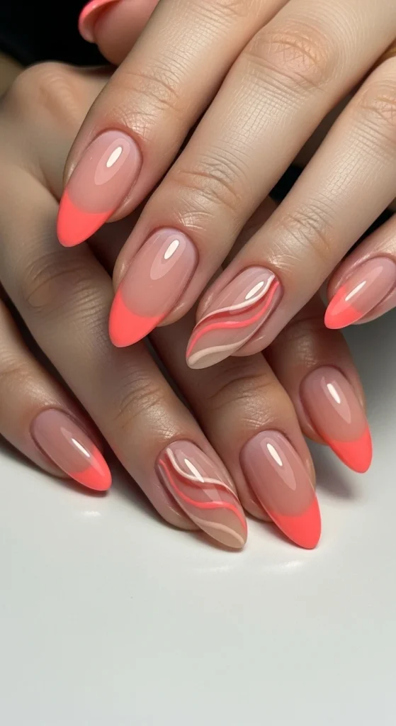 Peach Coral and Nude Mix for Subtle Sophistication
