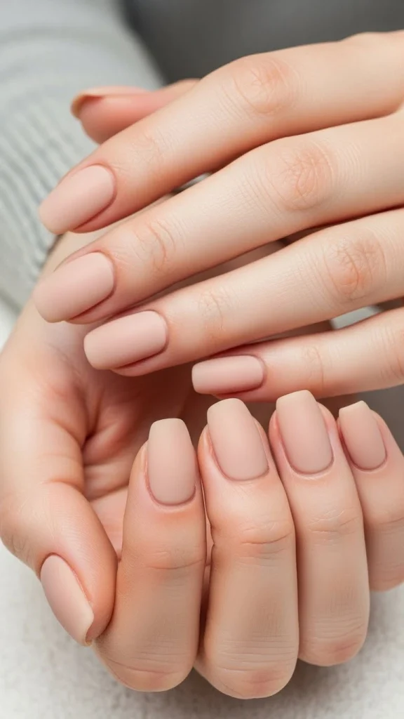 Satin Matte Nude for a Velvety Finish