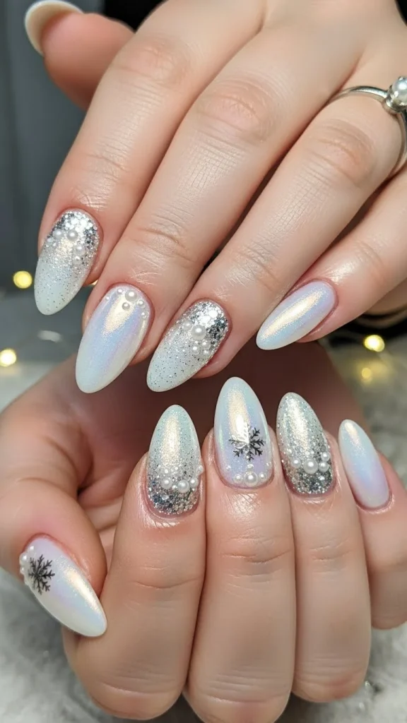 Snowy Soft Glam for a Delicate Holiday Glow