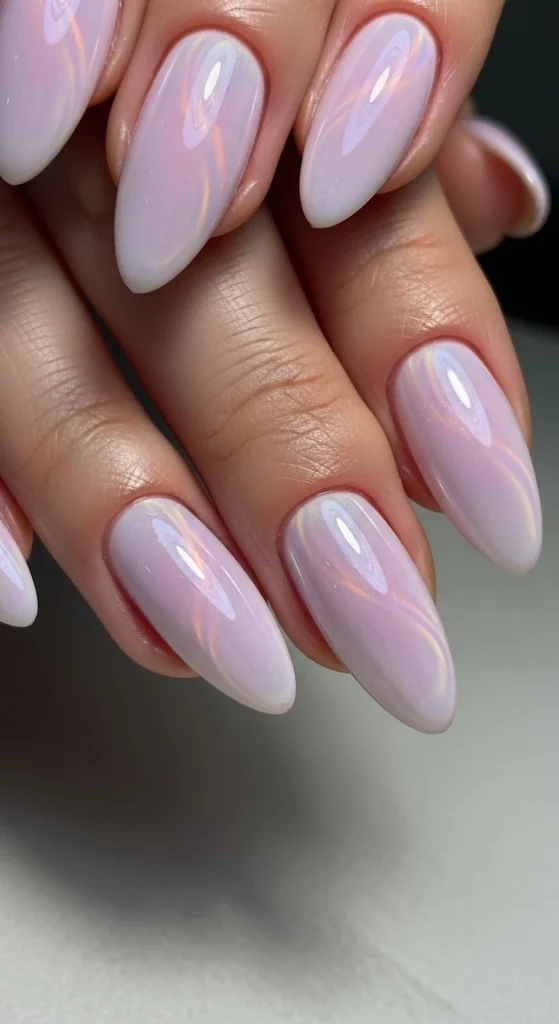 Soft Lavender Sheen for a Delicate Pastel Twist