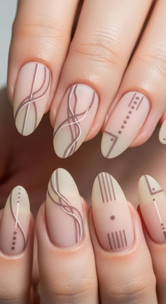 Soft-Taupe Accents With Subtle Line Detailing