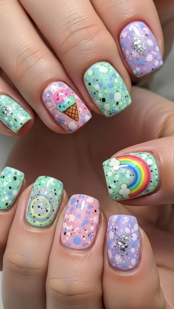 Speckled Patterns with a Fun Twist