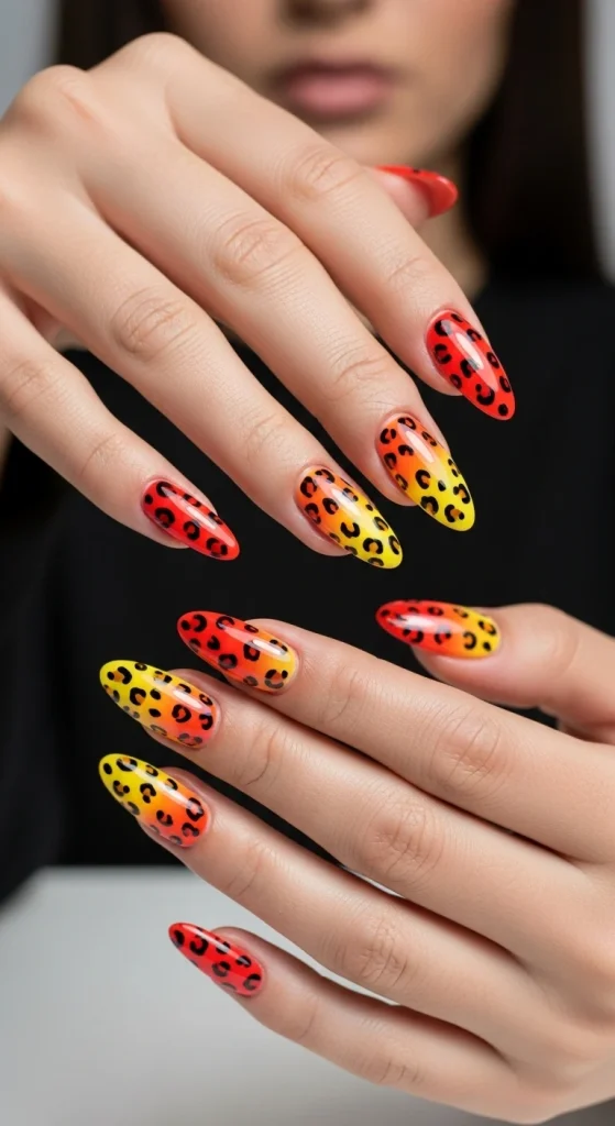 Sunburst Ombre Nails