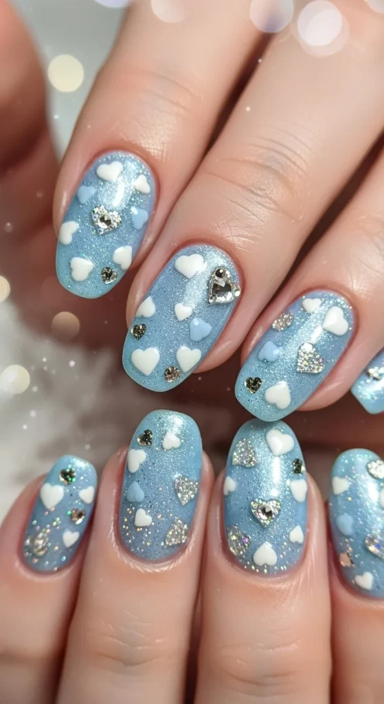 Tiny Heart Accents for Whimsical Winter Charm