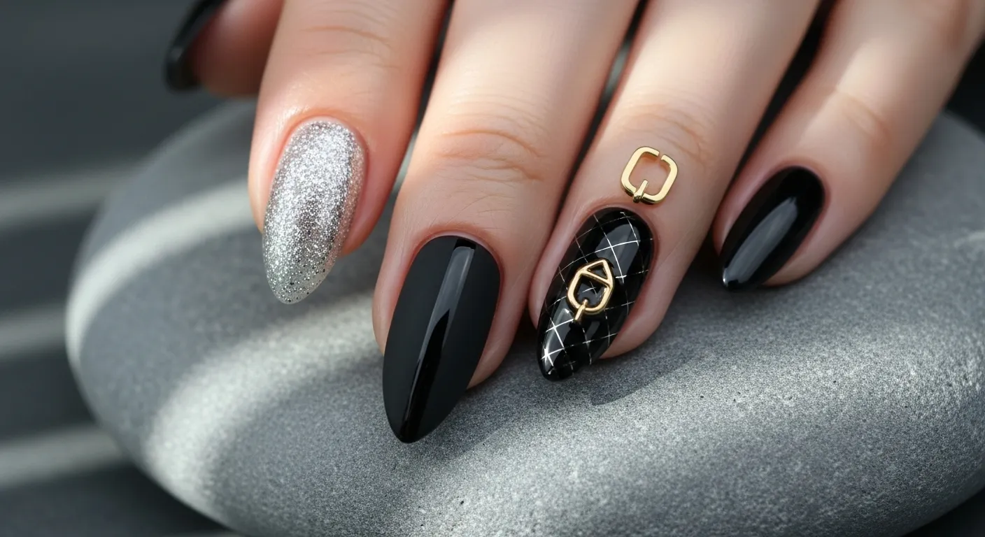 Top 10 Black Nail Ideas