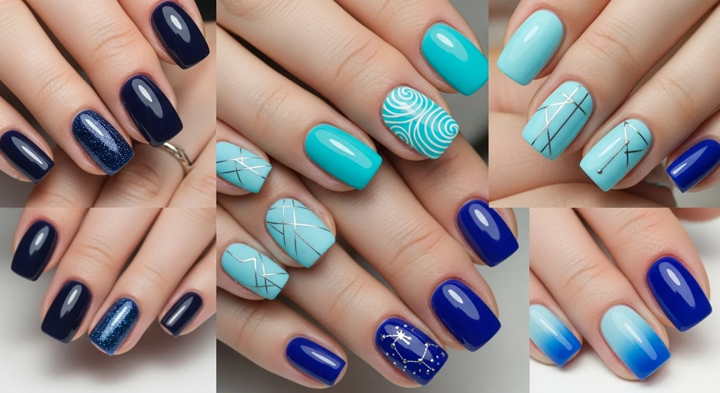 Top 10 Blue Nail Ideas