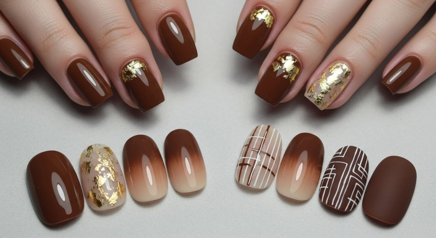 Top 10 Brown Nail Ideas
