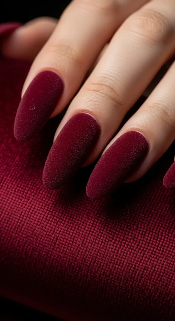 Velvet Nails for a Soft, Luxurious Touch
