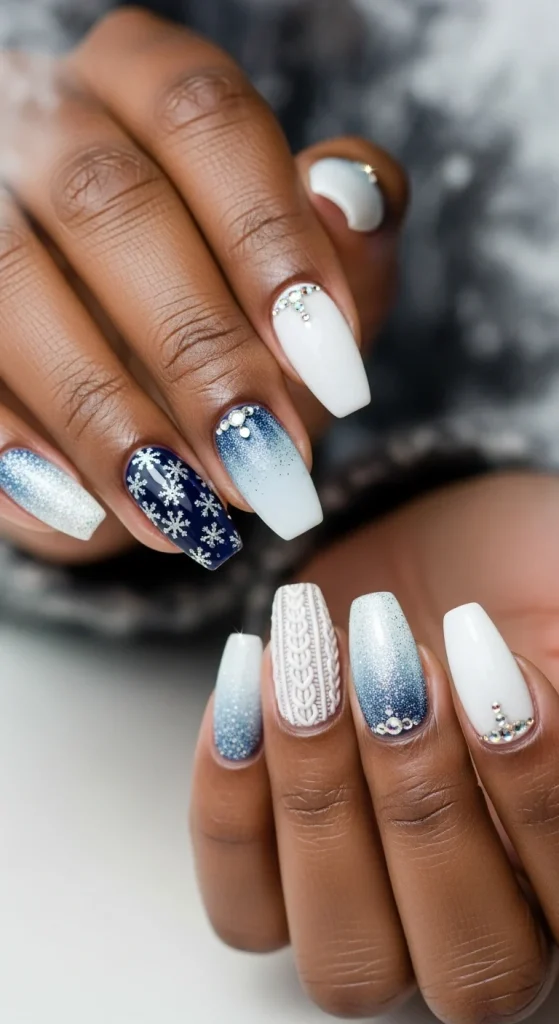 Winter-Inspired Nail Art