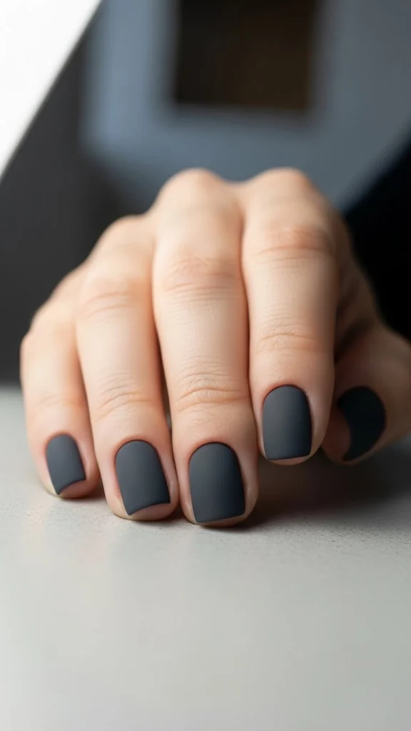 Charcoal Gray for a Minimalist Edge