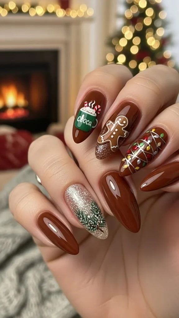 Chocolate Brown Nails for Cozy Color Stories