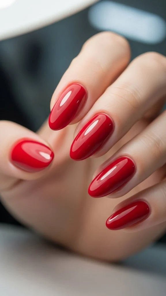 Classic Red for a Confident, Bold Finish