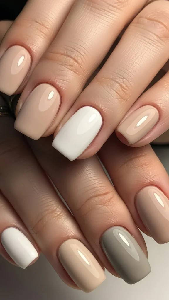 Clean Neutrals with a Smooth Acrylic Finish