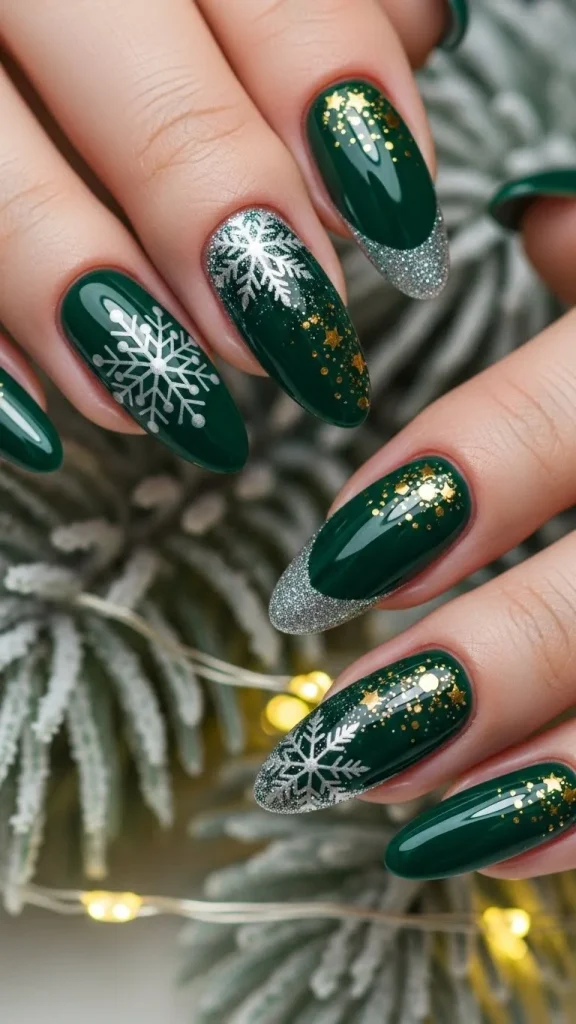 Dark Forest Green for Evening Winter Looks