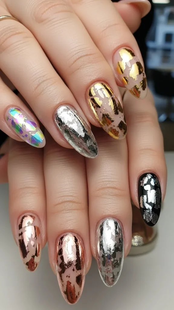 Foil Accent Splashes for Instant Texture