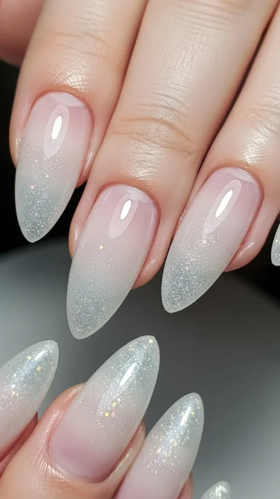 Frosted Ice-Tip Ombre