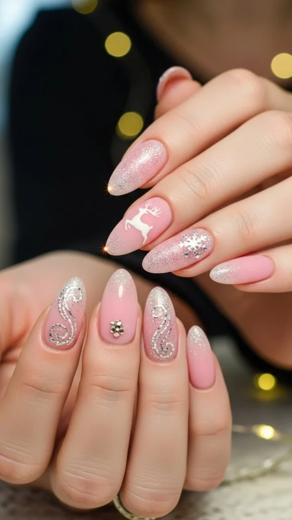 Frosted Pink with Micro Sparkle