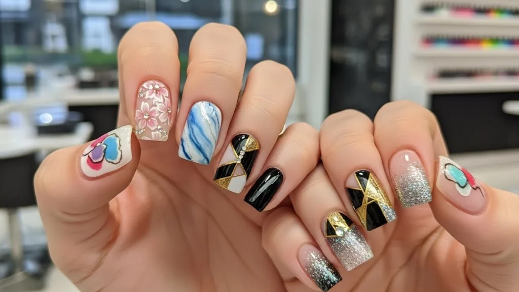 Gel Nail Art Designs