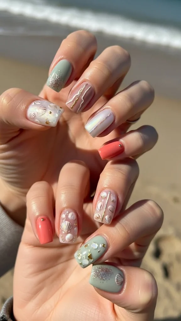 Gentle Seashell Neutrals with a Polished Finish